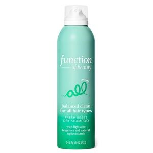 FUNCTION OF BEAUTY Balanced Deep Cleaning Dry Shampoo, NEW